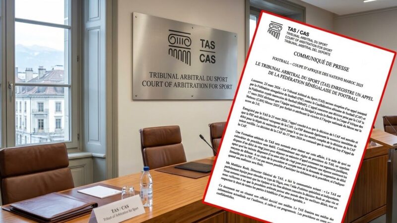 TAS delivers update on Morocco vs Senegal football dispute