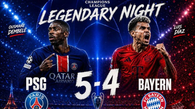 Psg vs bayern in an epic champions league clash