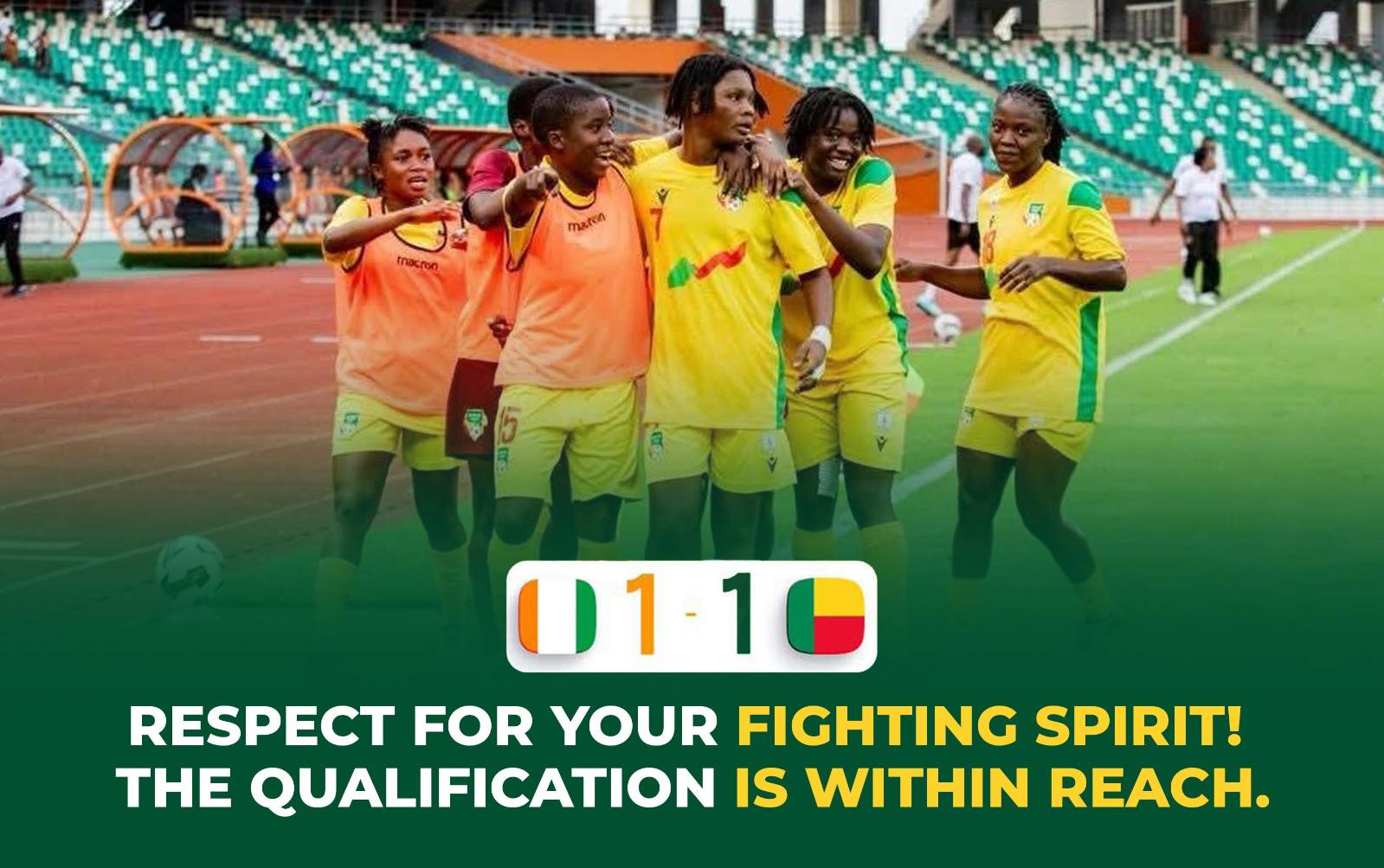Bénin’s amazones u20 grab a crucial away draw in Abidjan
