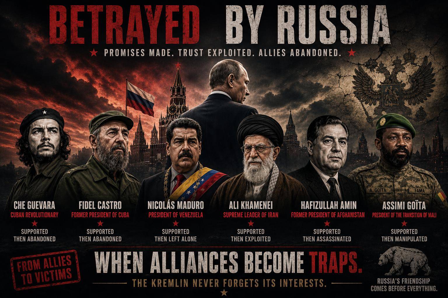Silent diplomacy: how Russia abandons allies in crisis