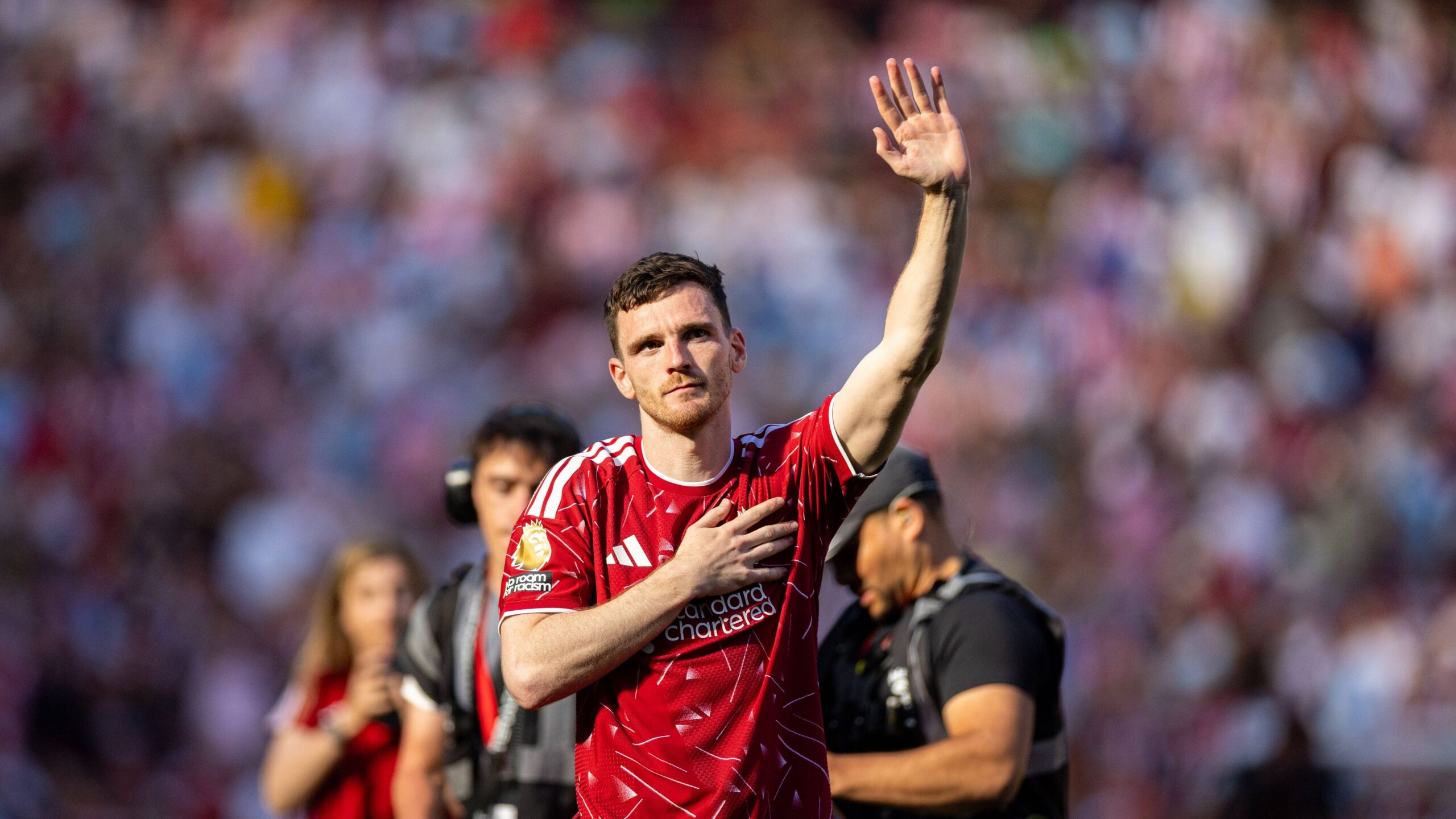 Andrew robertson joins tottenham after nine years at liverpool