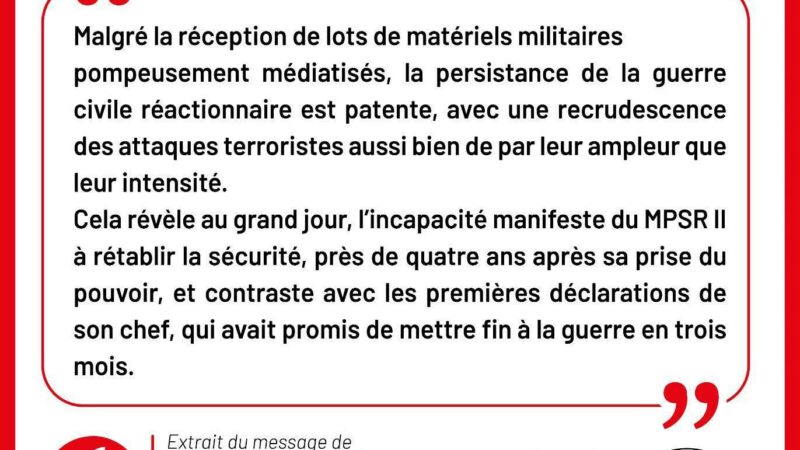 Burkina Faso security: students’ union questions mpsr ii leadership amid escalating crisis