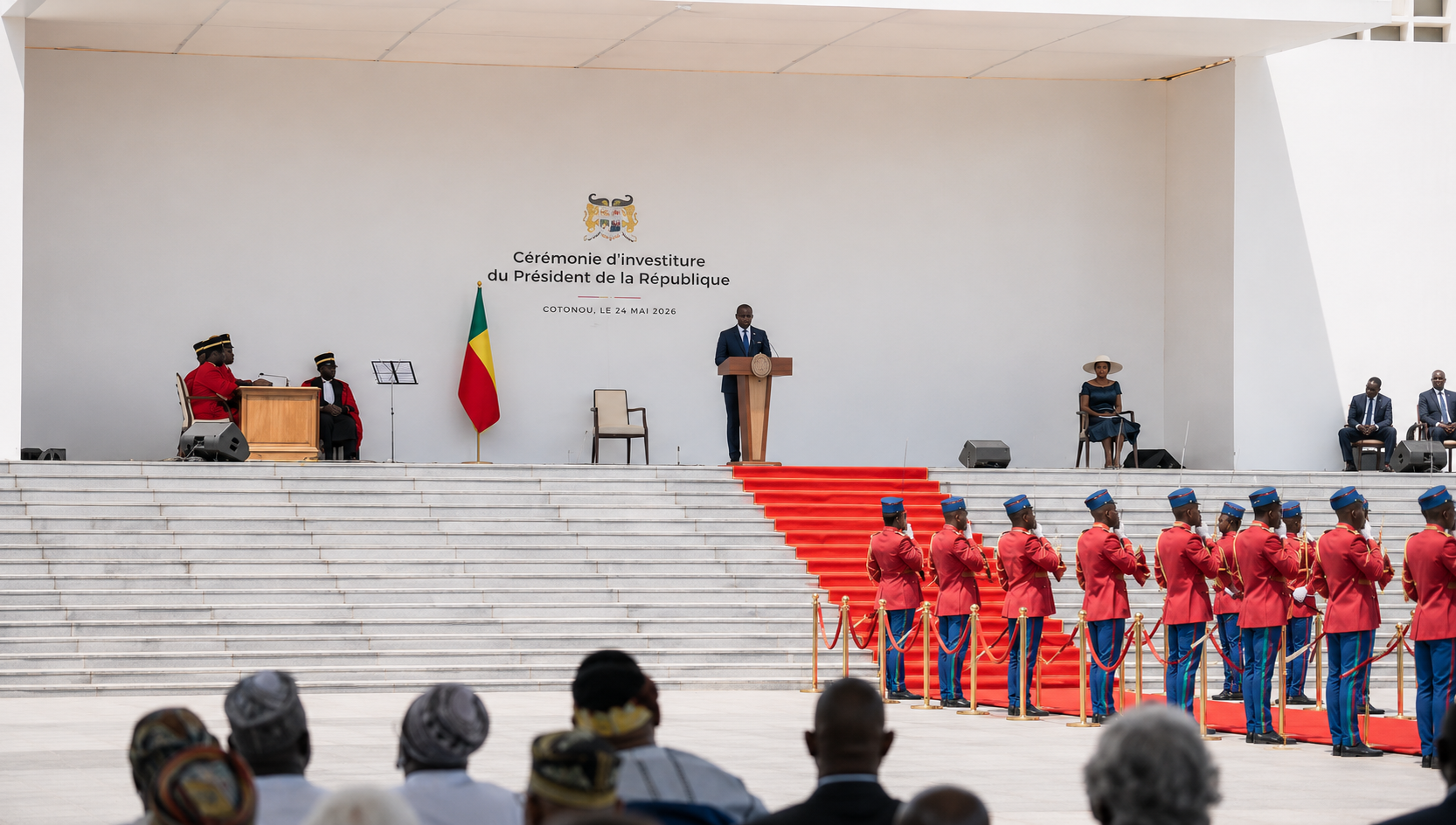 Bénin: Romuald Wadagni sworn in with 94% mandate amid opposition absence
