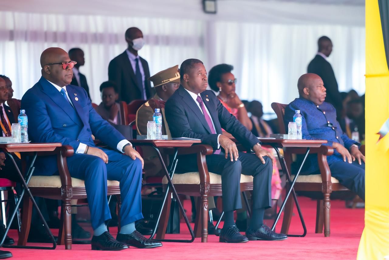 Togo’s faure gnassingbé attends museveni’s inauguration in kampala