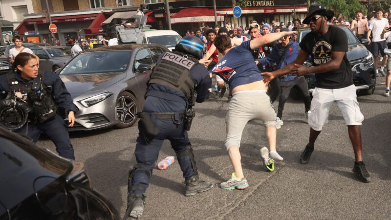 Tense atmosphere at saint-cloud ahead of champions league final