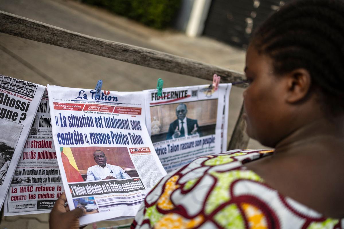 Benin’s foiled coup: president talon declares control as search for plotters continues