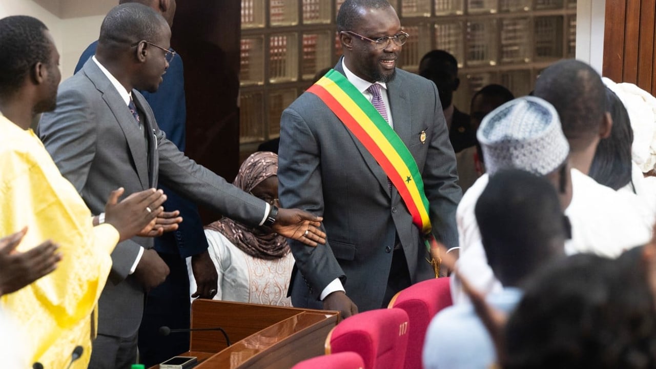 Ousmane sonko elected Senegal assembly president amid opposition backlash