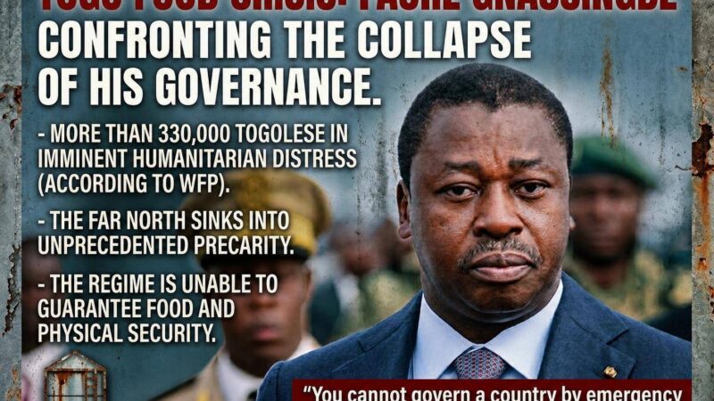 Togo faces deepening food crisis amid governance failures