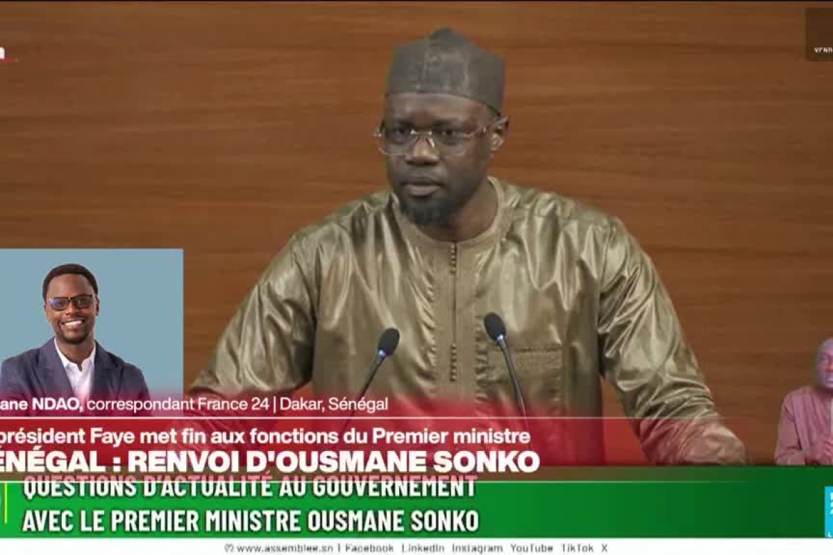 Senegal’s president sacks prime minister Ousmane Sonko amid growing rifts