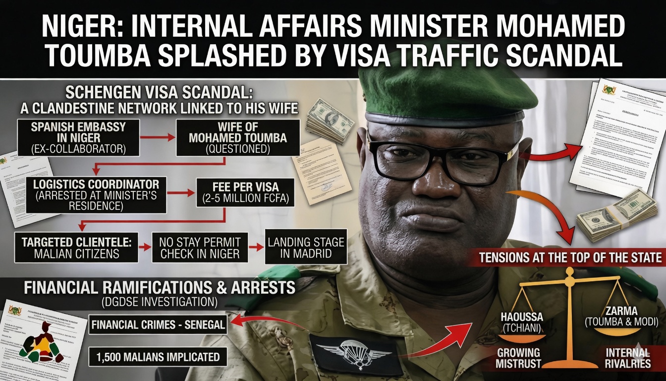 Niger scandal: interior minister’s wife linked to schengen visa trafficking ring