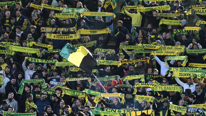 Nantes tuluose match halted as angry fans storm stadium pitch