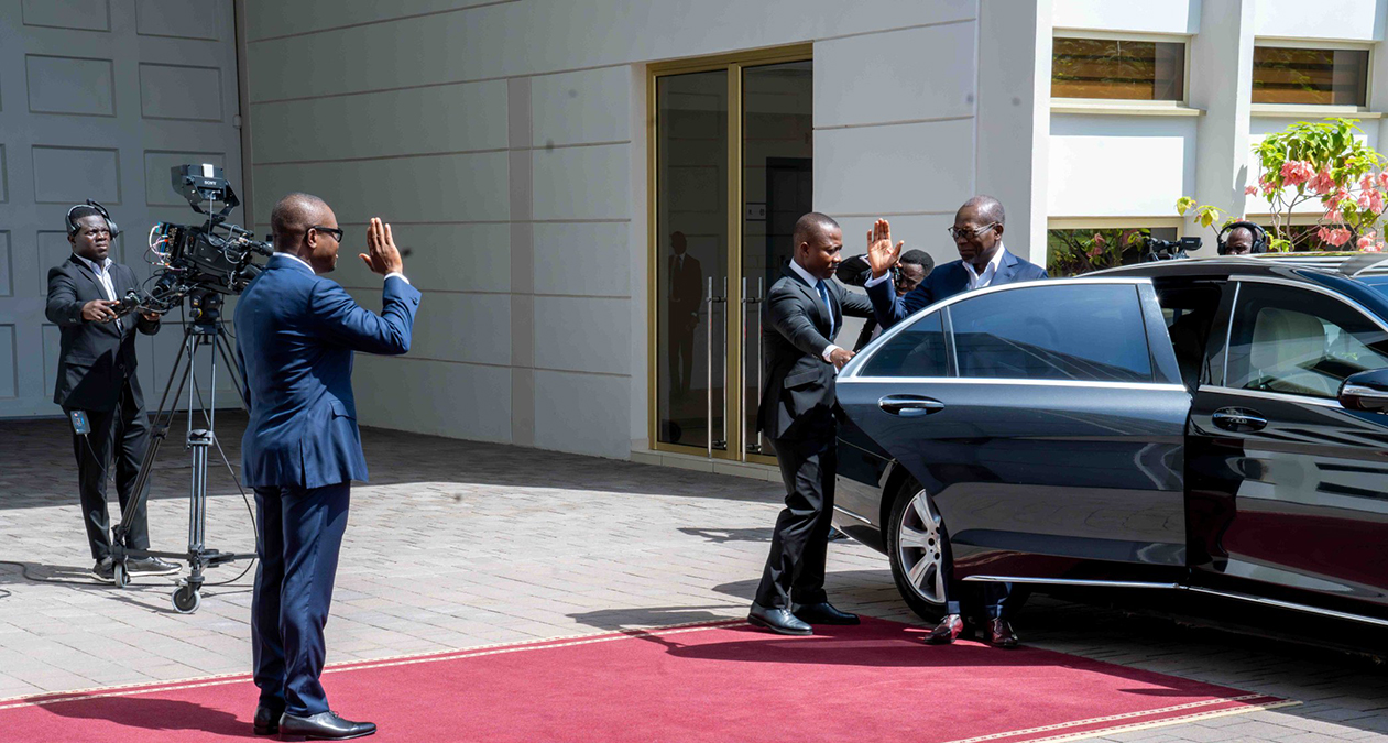 Benin romuald wadagni sworn in as president after patrice talon steps down
