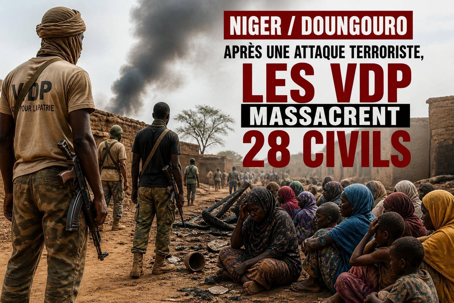 Niger’s security crisis: doungouro massacre exposes vdp failures