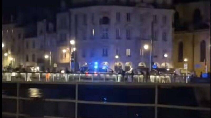 Youth clashes with police in besançon after champions league match