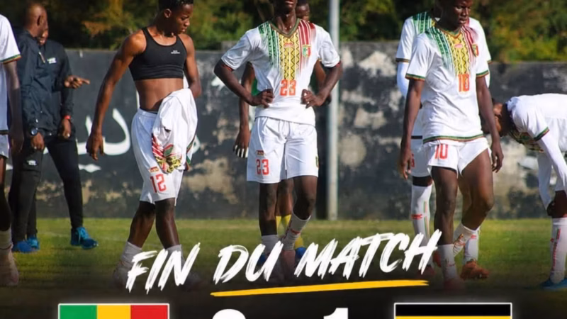 Mali u17 aiglonnets face narrow defeat in can u17 friendly