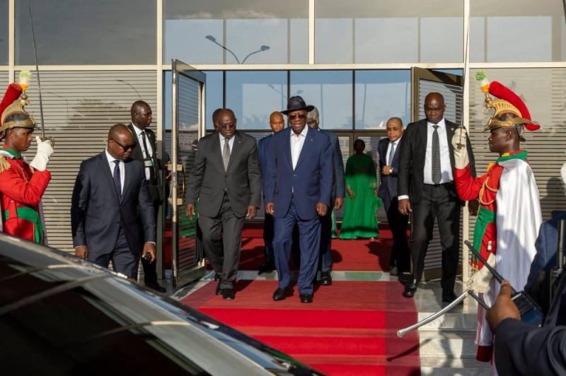Ivorian president Alassane Ouattara returns from Kenya mission