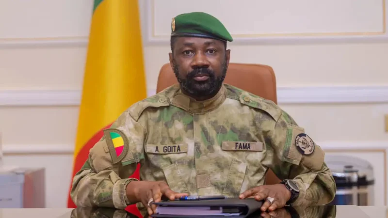 Mali’s transitional leader Goïta broadens terror definition to media and foreign pressure