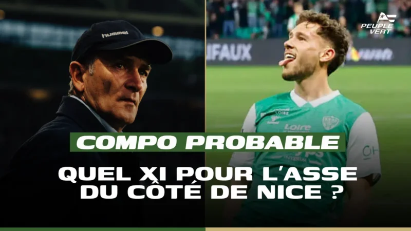 ASSE’s lineup for final Ligue 1 playoff clash in Nice