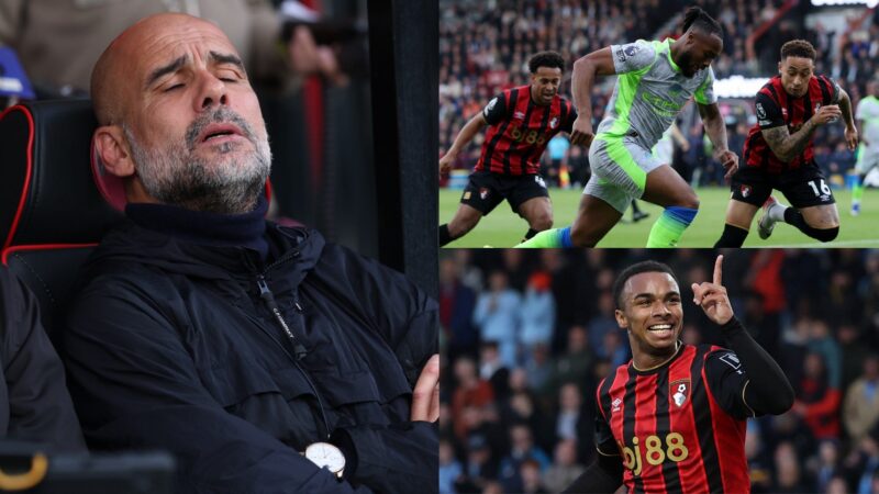 Manchester City stumble in Bournemouth draw as Arsenal secures Premier League title