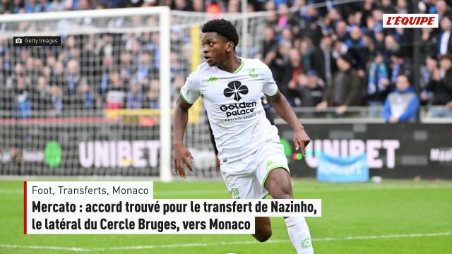 Monaco secures nazinho transfer from cercle bruges for 5 million euros