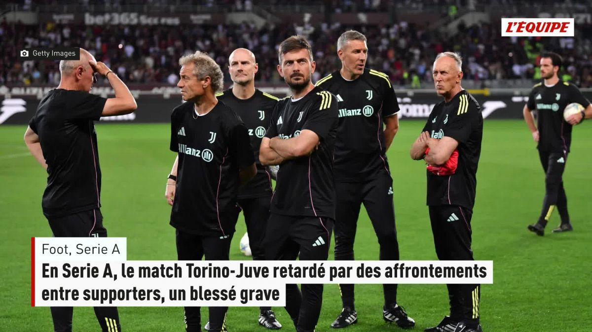 Turin derby delayed after violent clashes between rival fans