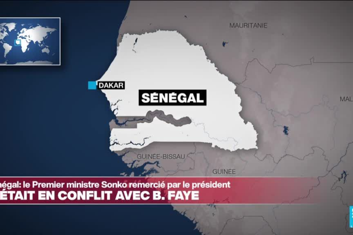 Senegal’s president dismisses prime minister Ousmane Sonko amid political shifts