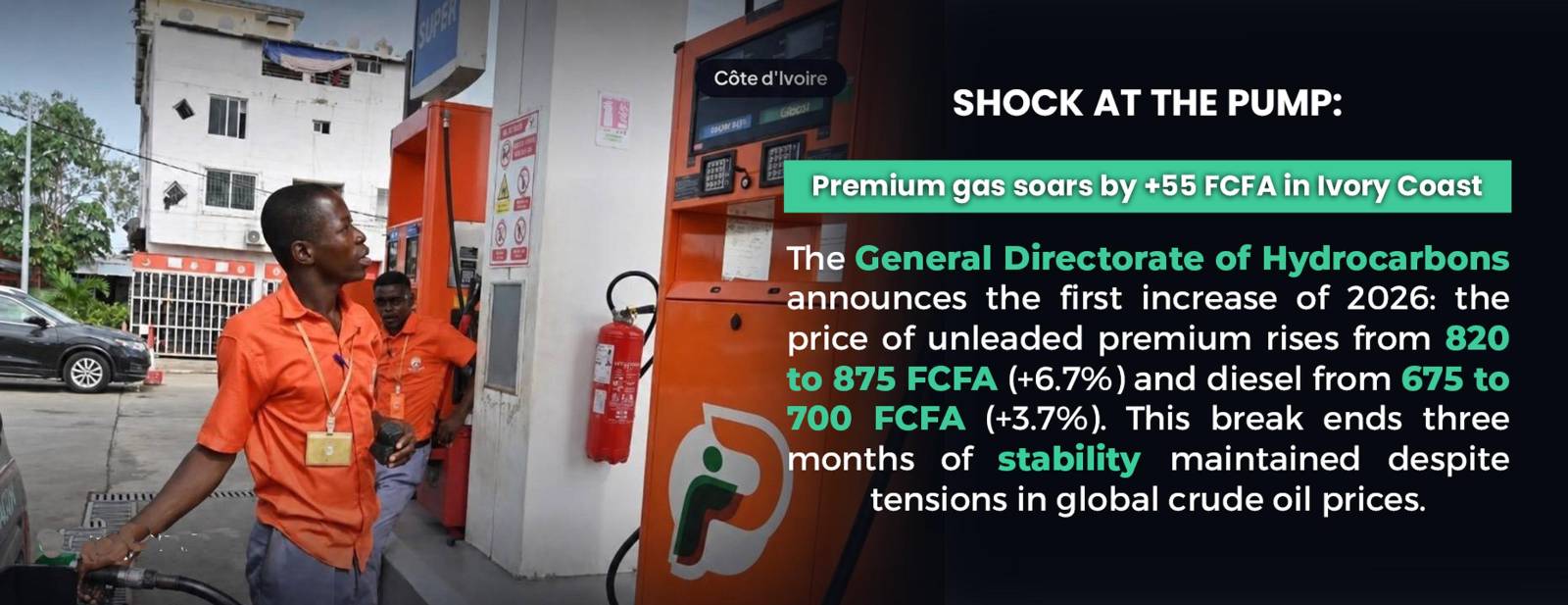 Fuel prices in west africa: Côte d’Ivoire and Bénin disparity in 2026