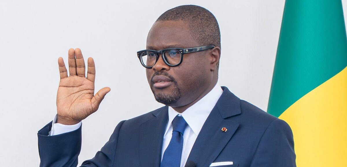 Benin romuald wadagni sworn in as new president in Cotonou
