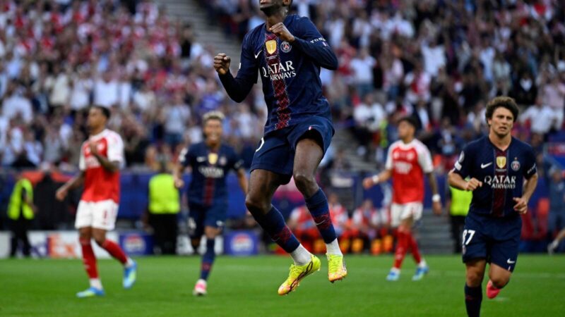 Psg arsenal 1-1 draw sealed by dembele’s late penalty