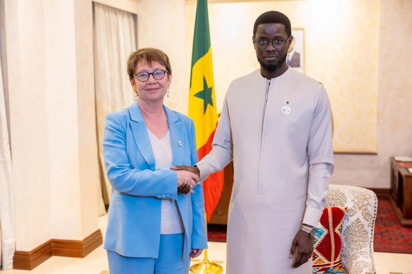 Meeting between Bassirou Diomaye Faye and BERD leadership