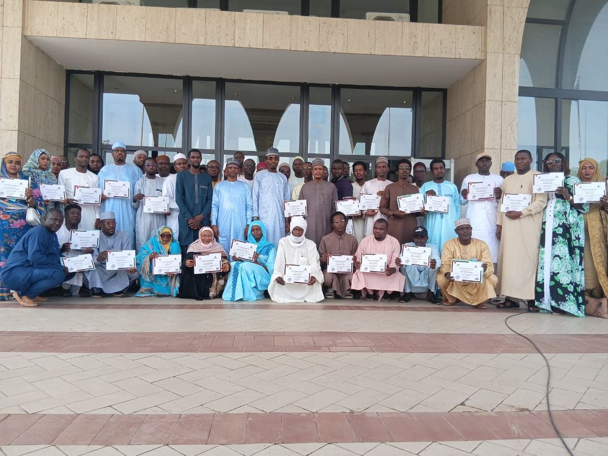 BNFT officials during the digital freight training in N'Djamena