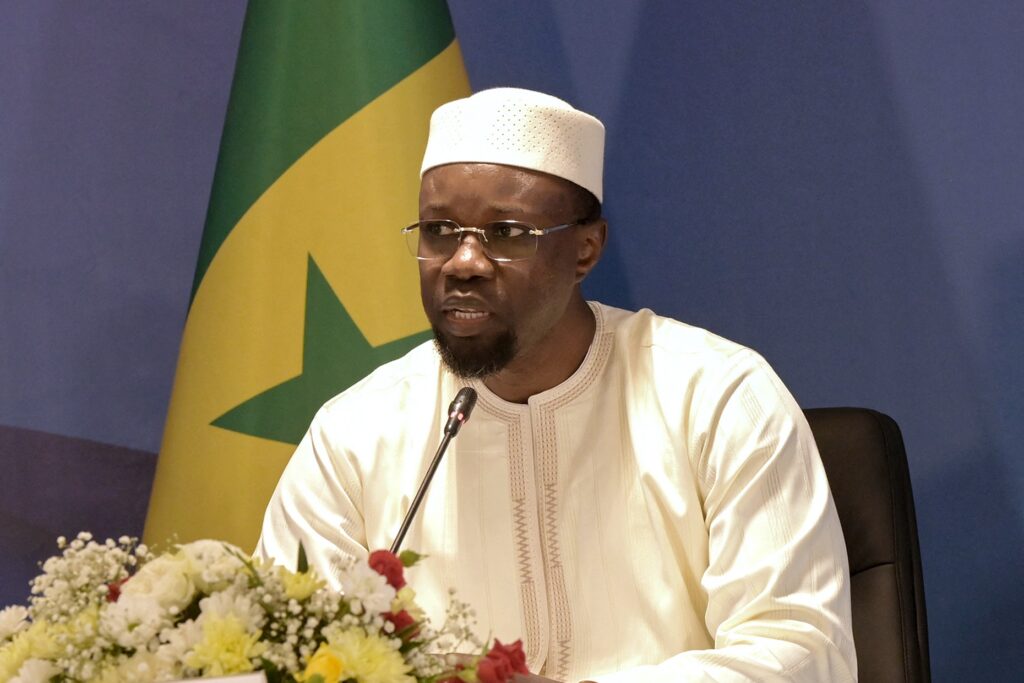 Sénégal's Prime Minister Ousmane Sonko