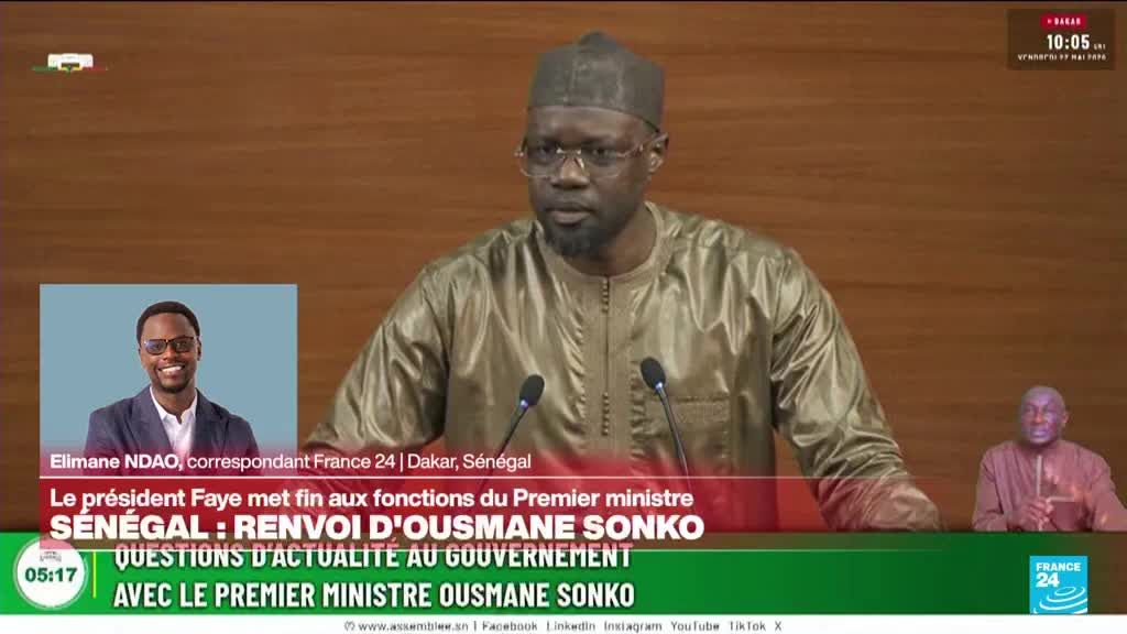 Senegalese President Bassirou Diomaye Faye and former Prime Minister Ousmane Sonko