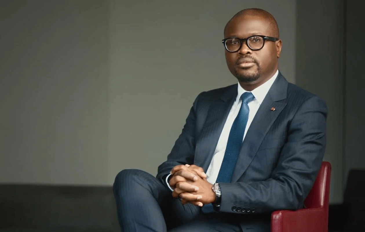 Portrait of Benin's new president, Romuald Wadagni