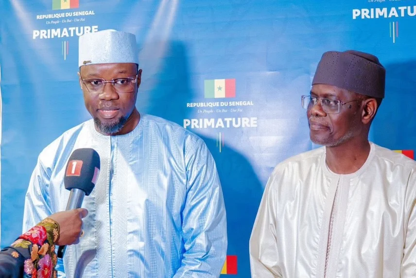 Prime Minister handover ceremony at Senegal's Primature