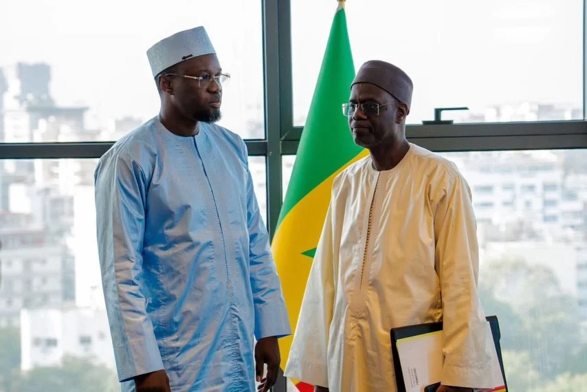 Prime Minister handover ceremony at Senegal's Primature
