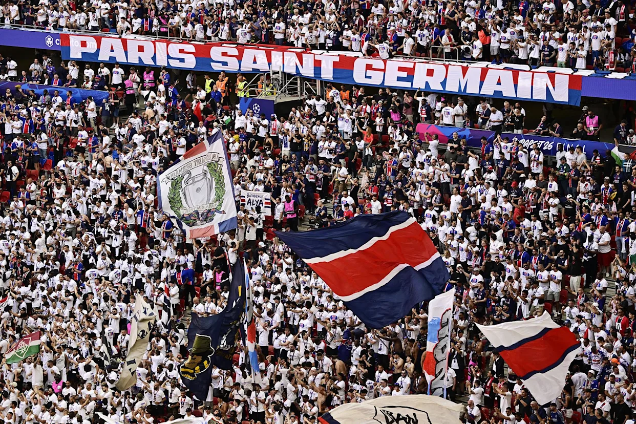 PSG vs Arsenal Champions League final atmosphere