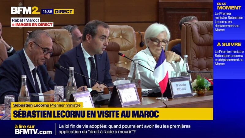 Depuis Rabat, Sébastien Lecornu veut “changer d’échelle” dans la relation entre la France et le Maroc