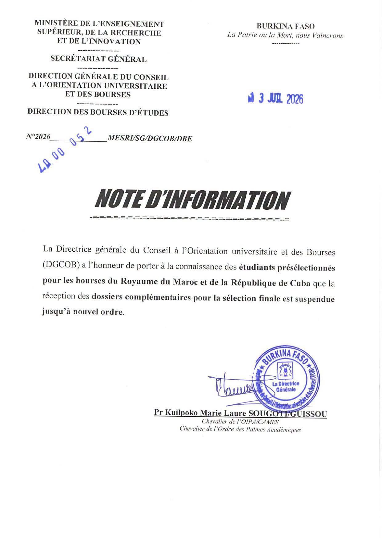 Burkina Faso: traoré regime’s scholarship cuts to Morocco deepen youth’s despair