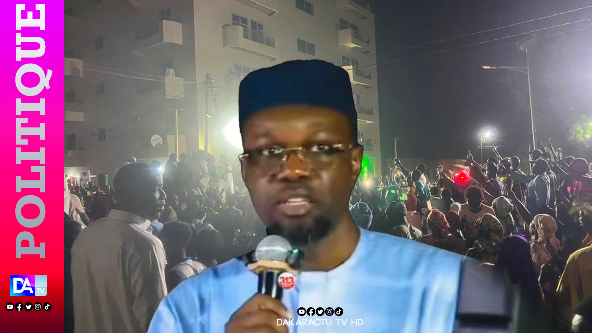 Sonko urges unity ahead of Senegal’s 2029 election at mbacké rally