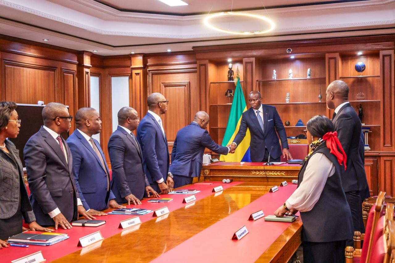 Oligui Nguema convenes top financial chiefs for Gabon’s fiscal overhaul