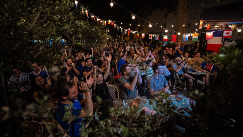 Festivities in Paris after France’s world cup win over Morocco