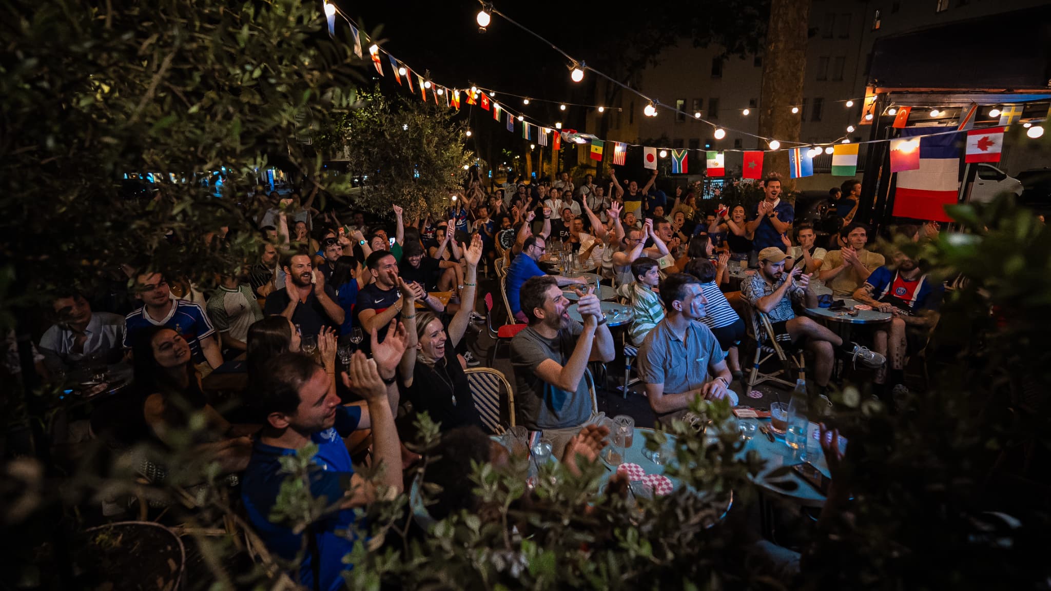 Festivities in Paris after France’s world cup win over Morocco
