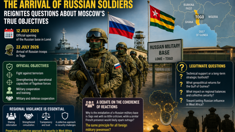 Russia’s military presence in Togo sparks strategic questions in west africa
