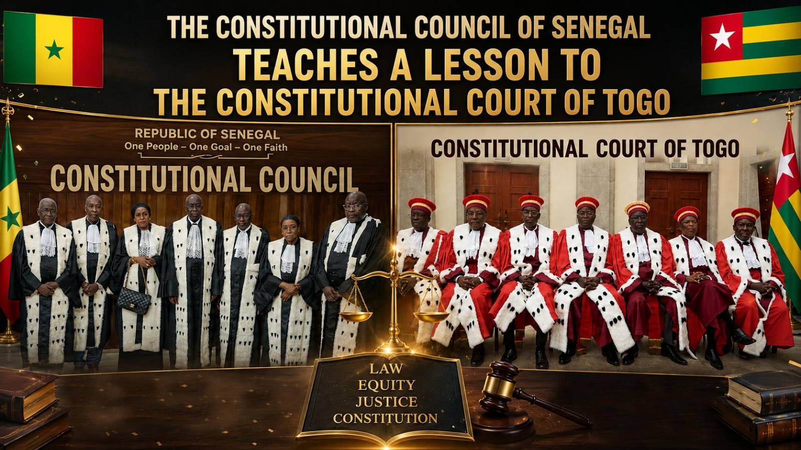 Two african capitals, two visions of constitutional rule