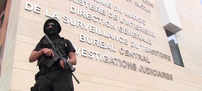 Moroccan security forces during counter-terrorism operations