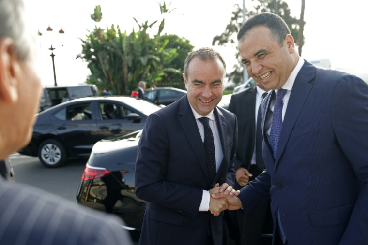 Sébastien Lecornu meets Moroccan government spokesperson Mustapha Baitas