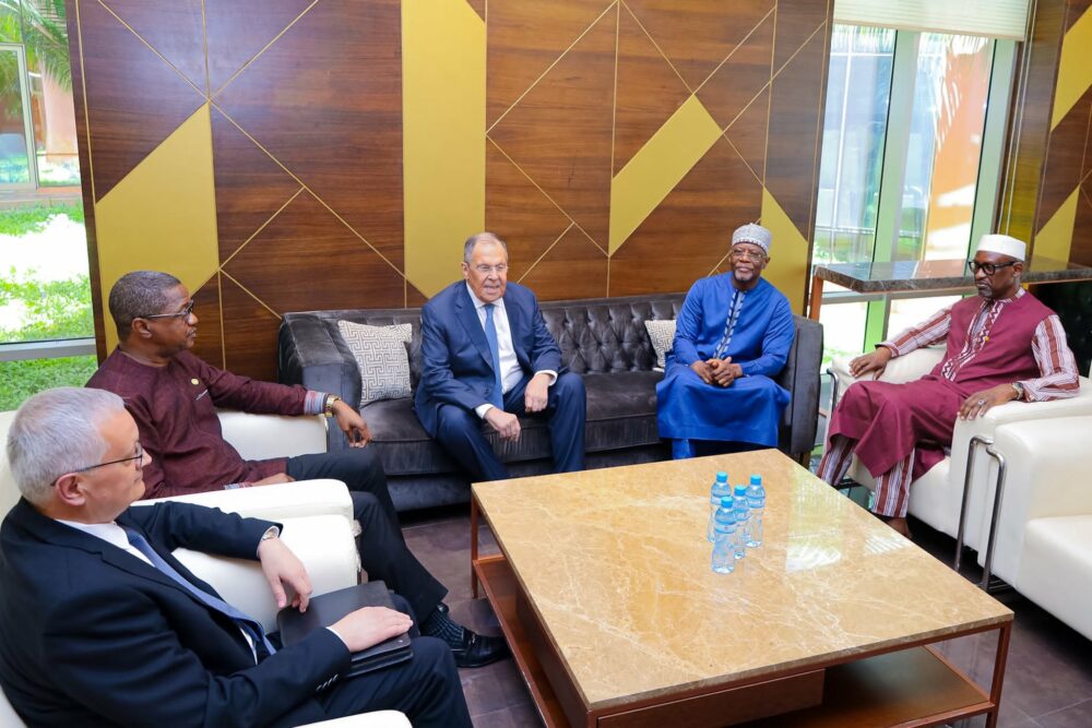 Diplomatic meeting between AES foreign ministers and Russia's Lavrov in Niamey
