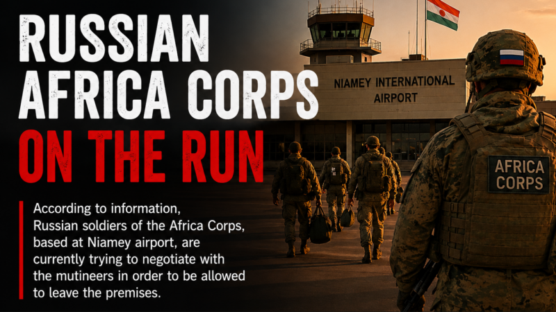Security crisis in Niamey as russian forces seek urgent withdrawal