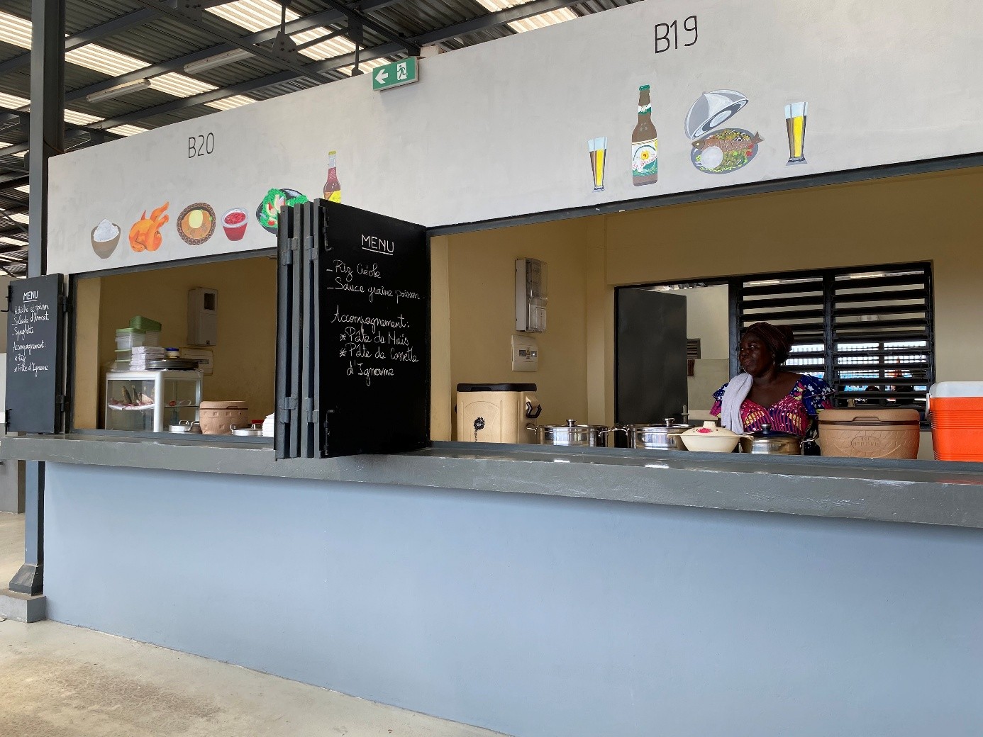 How Cotonou port vendors got safer work spaces and boosted sales